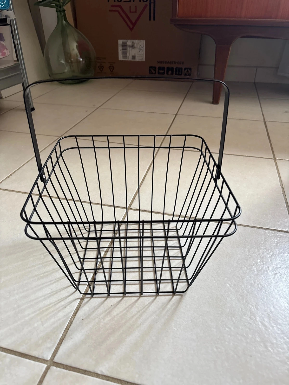 Lot de 4 paniers métalliques